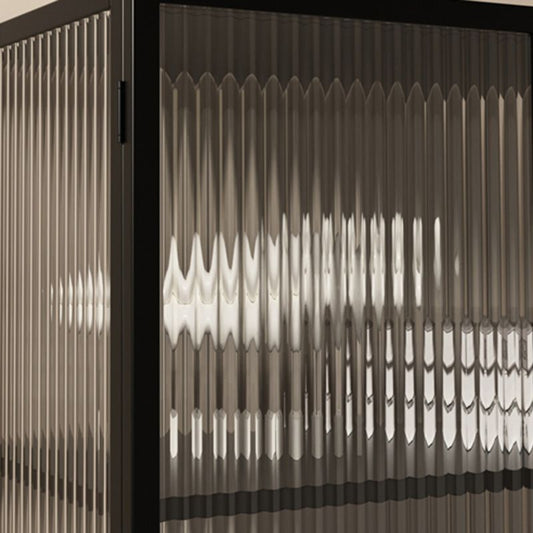 Sideboard in metallo 61 "H moderno minimalista casa rettangolare a buffet con porta