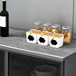 Server in stile glam Sinterato Sinted Stone Server con porta per soggiorno