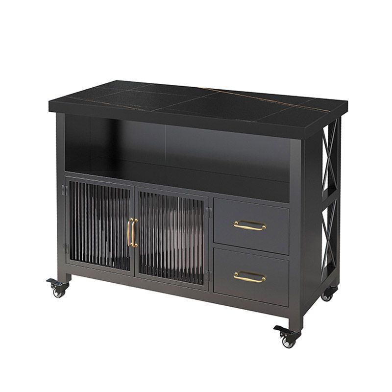 Isola moderna dell'isola da cucina sala da pranzo Isola da cucina con cassetto