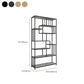 Glam Shelf Bookcase Open Back Metal Book Shelf for Study Room Clearhalo 'Bookcases' 'furn' 'furn_bookcases' 'Furniture' 'Office Furniture' 1200x1200_5f9342a4-b11d-450a-af45-e72268d52f19