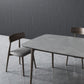 Rectangle Stone Top Dining Table Mid-Century Modern Dining Table with 4 Legs Clearhalo 'Dining Tables & Seating' 'Dining Tables' 'dining_table' 'furn' 'furn_dining_table' 'Furniture' 'furniture_dining_table' 'Kitchen & Dining Furniture' 'kitchen' 'kitchen_dining_table' 1200x1200_5f95f650-6adb-4e13-946a-840afc573741