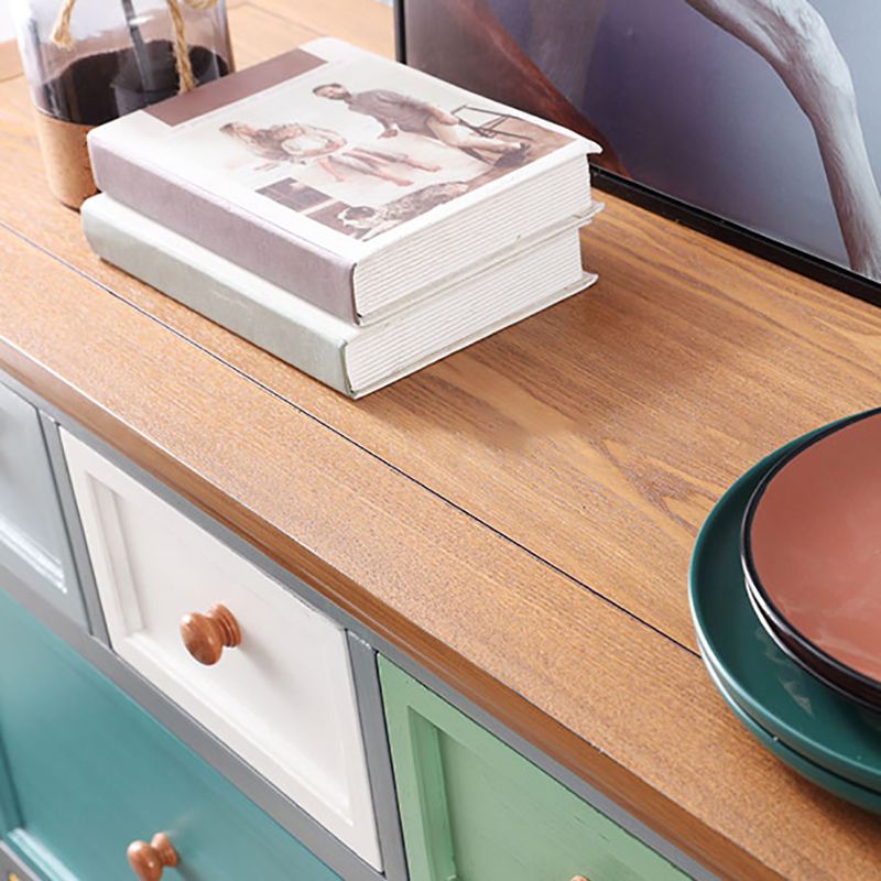 Tradizionale torace in legno in legno in legno cassa di stoccaggio con multi