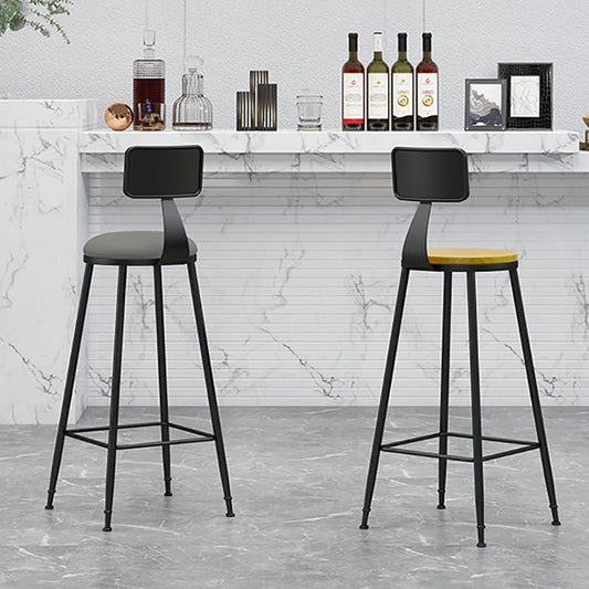 Industrial Style Bar-stool Metal Legs Counter Stool for Kitchen Bar Clearhalo 'Bar Furniture' 'Bar Stools' 'bar_stools' 'furn' 'furn_bar_stools' 'furniture_bar_stools' 'Kitchen & Dining Furniture' 'kitchen&dining_furn' 'kitchen' 'kitchen_furn' Furniture' 1200x1200_5f9902e1-9975-4103-988a-3e7532cac565