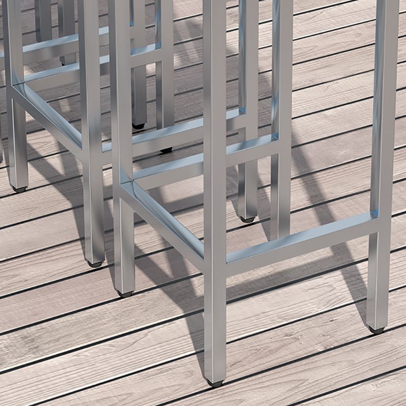 Industrial Metal and Wood Bar Table Outdoor Rectangle Bar Table with Trestle Base Clearhalo 'Bar Furniture' 'Bar Tables' 'bar_tables' 'furn' 'furn_bar_tables' 'Furniture' 'Kitchen & Dining Furniture' 1200x1200_5f99b9a8-3df1-4ec8-8e24-01bce010d10c