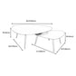 Modern Triangle Slate 3 Legs Coffee Table in Black and White Clearhalo 'Coffee & Accent Tables' 'Coffee Tables' 'coffee_tables' 'Furniture' 'furniture_coffee_tables' 'Living Room Furniture' 1200x1200_5f99f2ff-54b9-43a7-b1b0-ad53b8b57042