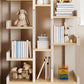 Scandinavian Manufactured Wood Etagere Bookshelf Vertical Open Bookcase for Home Clearhalo 'Bookcases' 'furn' 'furn_bookcases' 'Furniture' 'furniture_bookcases' 'Office Furniture' 1200x1200_5f9a843c-aa3a-4006-acec-430f338f1384