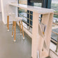 White Table and Stool Set 1/2/3 Pieces Modern Bar Table and Stools Clearhalo 'Bar Furniture' 'furn' 'furn_home_bar_bar_sets' 'Furniture' 'Home Bars & Bar Sets' 'home_bar_bar_sets' 'Kitchen & Dining Furniture' 1200x1200_5f9b07e2-b331-4060-b904-5ee8f13e07b8