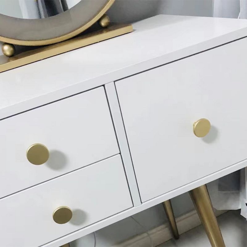 23. 6 "brede ijdelheid tafel ingesteld met ontlasting moderne 3-lading kleedtafel