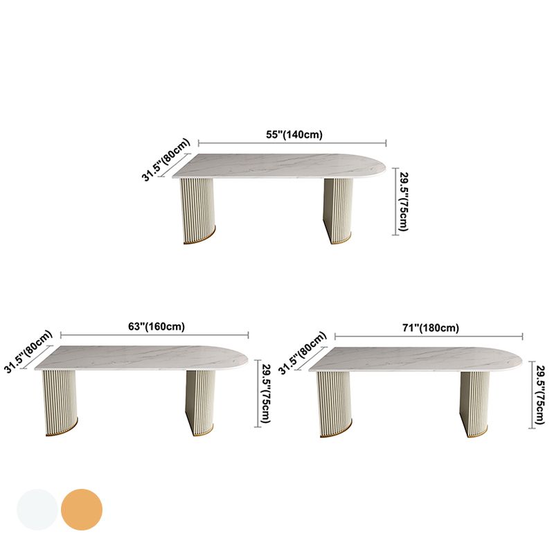 Metal Contemporary Free Form Dining Table Sintered Stone Table for Dining Room Clearhalo ' dining_table' 'Dining Tables & Seating' 'Dining Tables' 'furn' 'furn_dining_table' 'Furniture' 'furniture_dining_table' 'Kitchen & Dining Furniture' 'kitchen&dining_furn' 'kitchen' 'kitchen_dining_table' 1200x1200_5fa23e73-fc43-4e00-b442-772d79405ce4