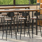 Contemporary Rectangle Bar Set 1/4/7 Pieces Solid Wood Pub Dining Set for Dining Room Clearhalo 'Bar Furniture' 'furn' 'furn_home_bar_bar_sets' 'Furniture' 'Home Bars & Bar Sets' 'home_bar_bar_sets' 'Kitchen & Dining Furniture' 1200x1200_5fa24b02-2948-4777-b309-ebb063a62871