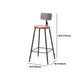 Coffee Shop Industrial Wood Barstool Iron Pedstal Bar Stool with Pedal Clearhalo 'Bar Furniture' 'Bar Stools' 'bar_stools' 'furn' 'furn_bar_stools' 'Furniture' 'Kitchen & Dining Furniture' 1200x1200_5fa36e04-e5f8-4802-9ff8-e687c3903477