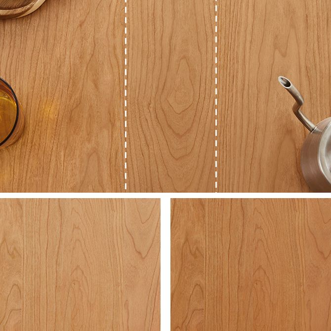 Moderne massief houten rechthoekige ruimtebesparende eettafel met 4 poten