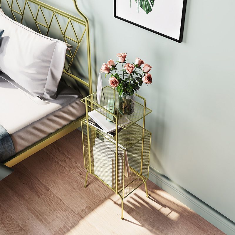 12,5 "w x 27,5" h tavolo da tavolo moderno comodino tavolo da notte di ferro per soggiorno