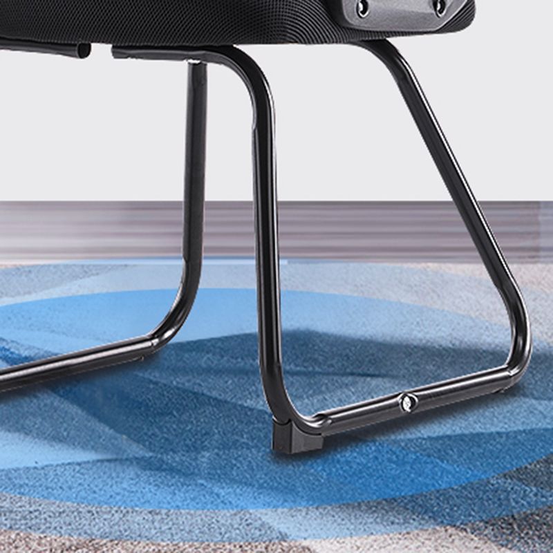Black Nylon Frame Modern Computer Desk Chair with Wheels High Back Task Chair with Arms Clearhalo 'Furniture' 'furniture_office_chair' 'Office Chairs' 'Office Furniture' 'office_chair' 1200x1200_5fa91c51-2597-4d7f-956f-72570758cadc