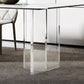 Contemporary Style Rectangle Table Set 1/4/5/6/8 Pieces Dining Set for Home Use