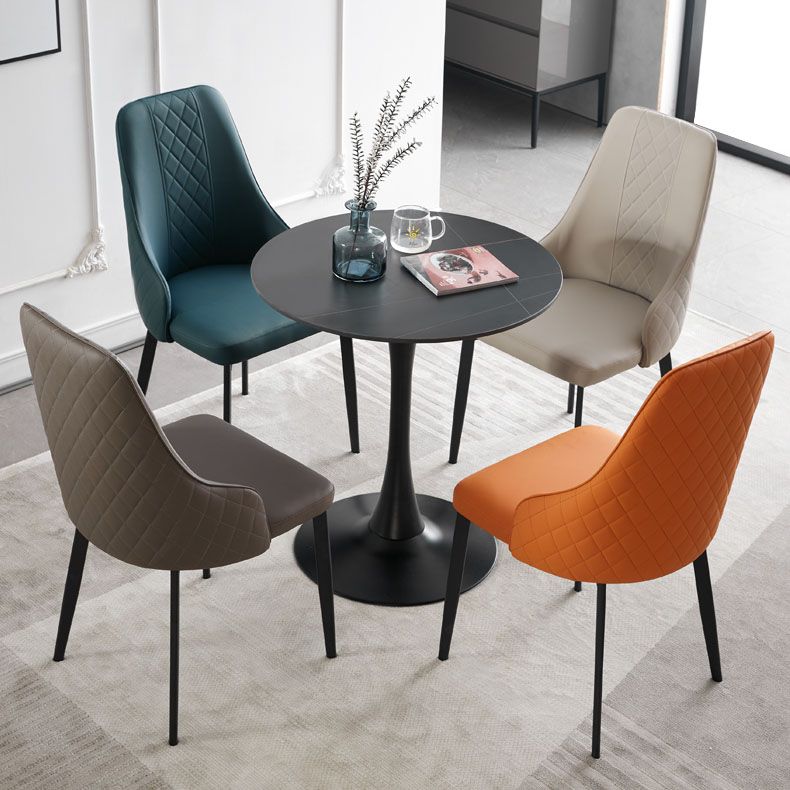 Contemporary Style Parsons Dining Side Chairs Upholstered Armless Dining Chairs Clearhalo ' kitchen&dining_furn' 'Dining Chairs' 'Dining Tables & Seating' 'dining_chair' 'furn' 'furn_dining_chair' 'Furniture' 'furniture_dining_chair' 'Kitchen & Dining Furniture' 'kitchen' 1200x1200_5fad87f4-19e3-4c5d-9dbb-57552c5f8b52