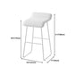 Freiform-Stehtisch-Set, 1/3/5-teilig, Bartisch und Hocker mit weißem Metallsockel