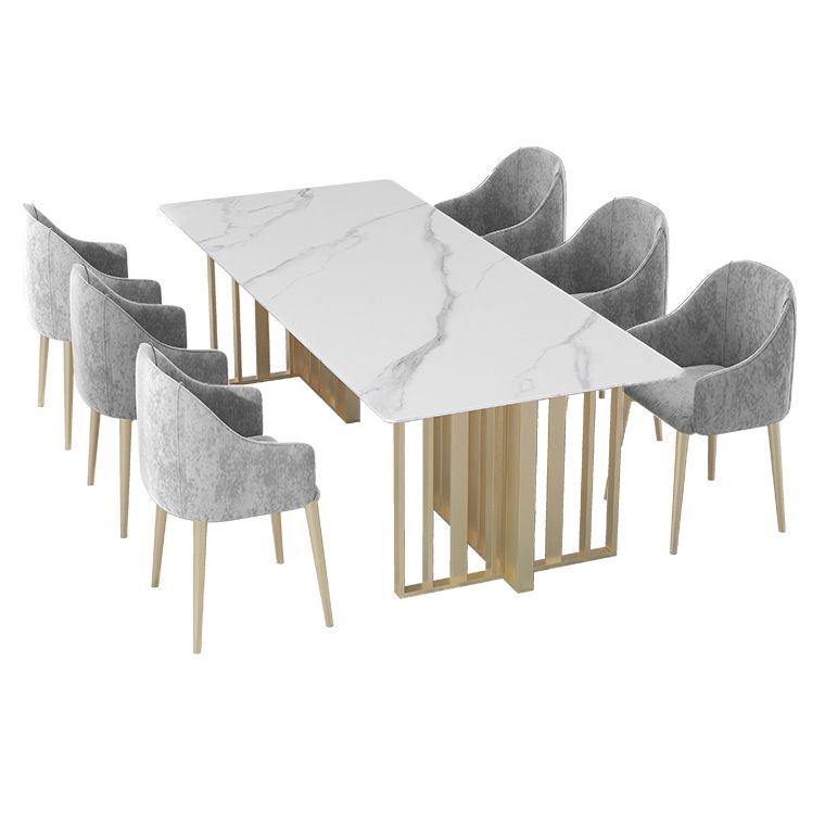 Industrial Style Writing Desk Rectangular Sintered Stone Office Desk without Chair Clearhalo 'furn' 'furn_office_desk' 'Furniture' 'Office Desks' 'Office Furniture' 'office_desk' 1200x1200_5fafbdfe-a34d-4e0d-977f-cb8ab7554205