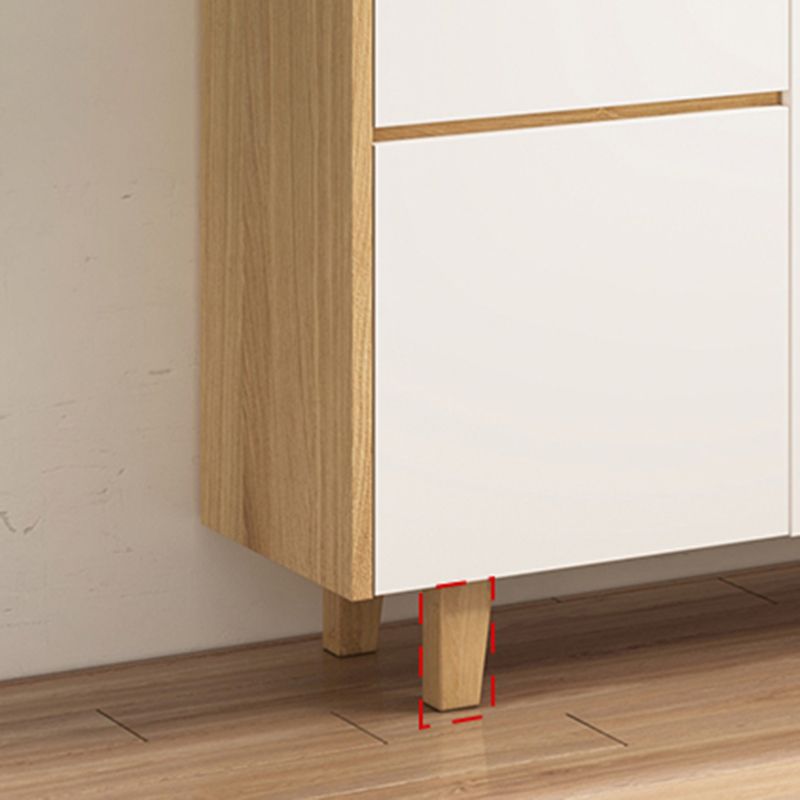 Contemporary Dining Hutch Wood Storage Cabinet for Dining Room