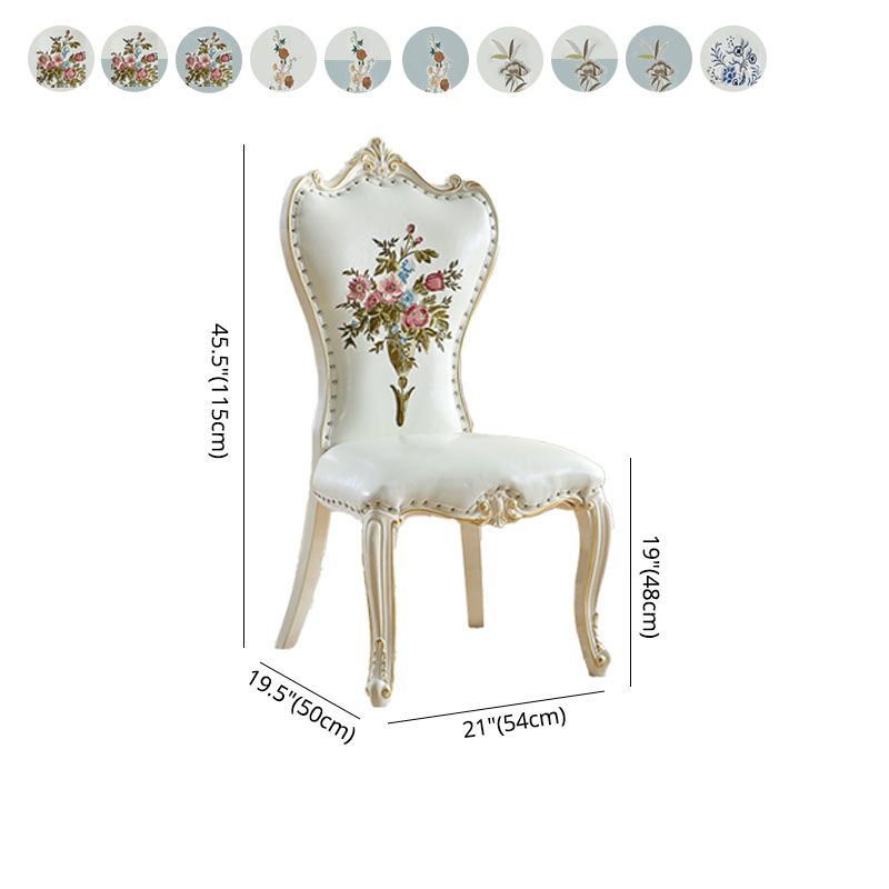 Victorian Style Dining Side Chairs Dining Armless Side Chair for Home Use Clearhalo ' kitchen&dining_furn' 'Dining Chairs' 'Dining Tables & Seating' 'dining_chair' 'furn' 'furn_dining_chair' 'Furniture' 'furniture_dining_chair' 'Kitchen & Dining Furniture' 'kitchen' 1200x1200_5fb5e2bc-6279-42b7-a833-971942bcf240