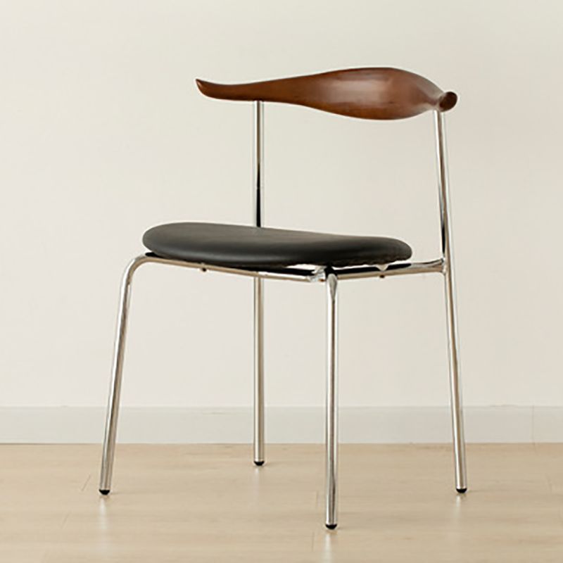 Chaise d'accompagnement de style contemporain ouvrir la salle de salle à manger pour la maison