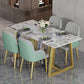 Luxury Style Sintered Stone Dining Table Double Pedestal Base Rectangle Table for Home Clearhalo ' dining_table' 'Dining Tables & Seating' 'Dining Tables' 'furn' 'furn_dining_table' 'Furniture' 'furniture_dining_table' 'Kitchen & Dining Furniture' 'kitchen&dining_furn' 'kitchen' 'kitchen_dining_table' 1200x1200_5fb7ee89-3a3a-4ab7-b087-7e2de7ef13e6