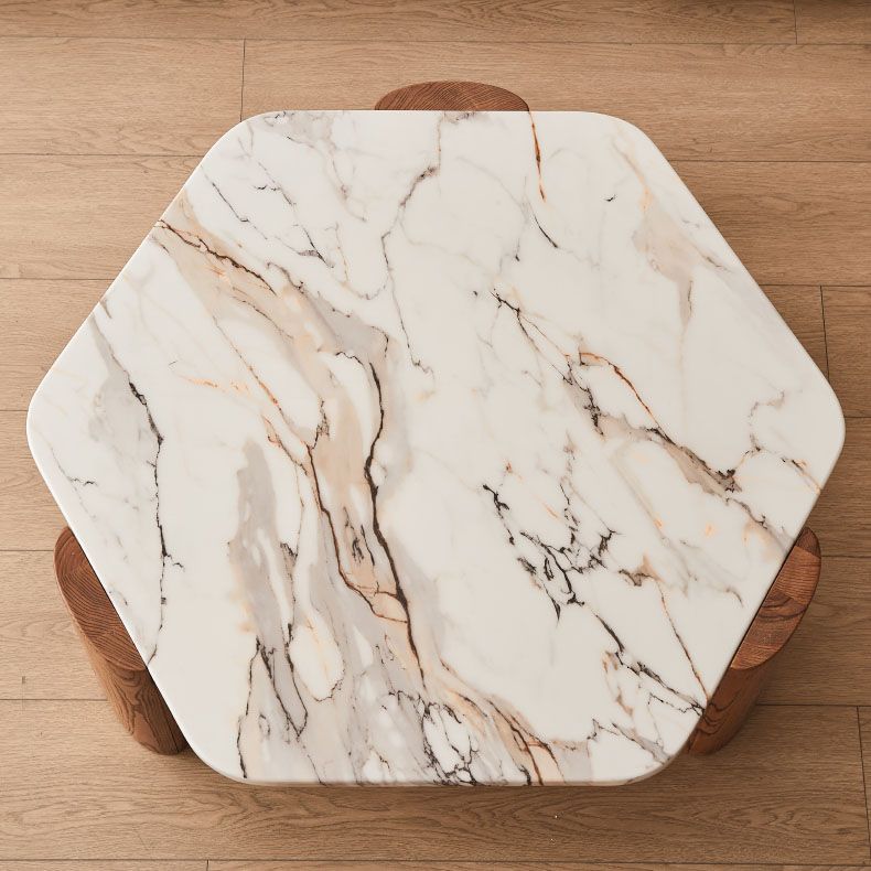 3 Legs Coffee Table Marble Geometric Coffee Coffee or End Table Clearhalo 'Coffee & Accent Tables' 'Coffee Tables' 'coffee_tables' 'furn' 'furn_coffee_tables' 'Furniture' 'Living Room Furniture' 1200x1200_5fb874e5-643b-4fff-bf4b-6e9534dc3732