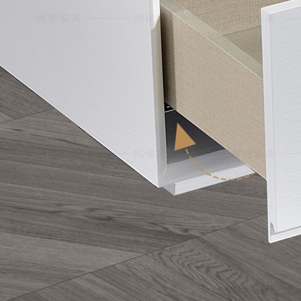 Meuble TV blanc en bois/marbre Meuble TV modernisme avec tiroirs