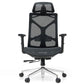 29-inch brede moderne bureaustoel, zwart gestoffeerde bureaustoel