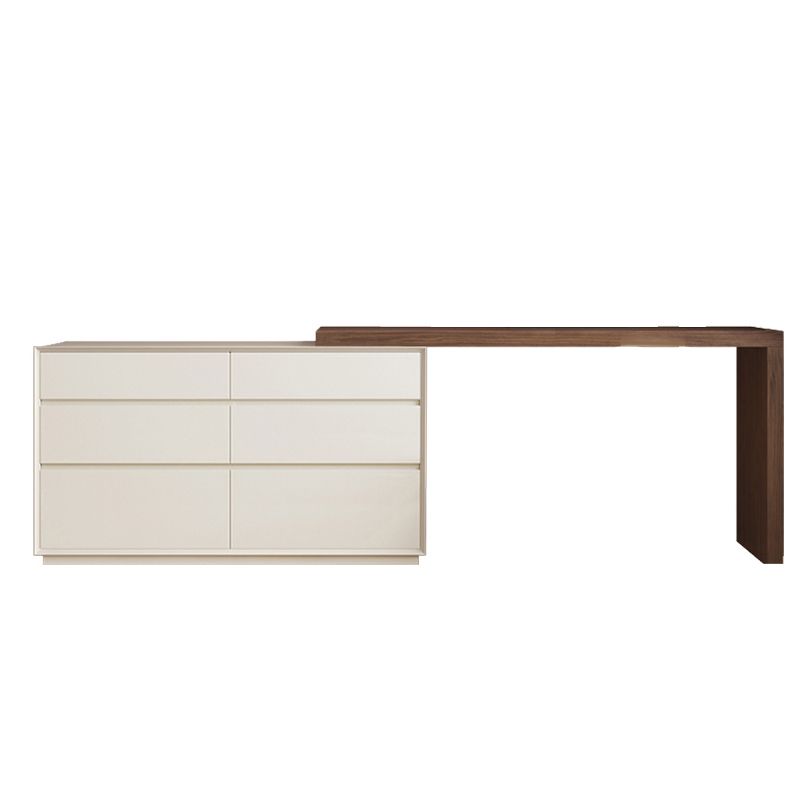 Traglita tradizionale vanità per il trucco da letto in legno Vanity con cassetto