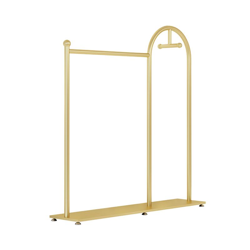 Glam Coat Rack Metal Rails y ganchos enmarcados de metal