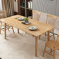 Luxury Rectangle Dining Table Solid Wood Dining Table with 4 Legs Clearhalo 'Dining Tables & Seating' 'Dining Tables' 'dining_table' 'furn' 'furn_dining_table' 'Furniture' 'Kitchen & Dining Furniture' 1200x1200_5fc2955c-afac-40aa-8e66-4f52982e01f2