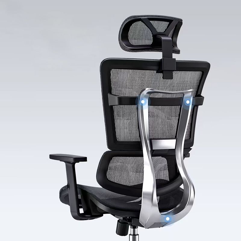 Modern Ergonomic Mesh Task Chair High Back Adjustable Arms Swivel Chair Clearhalo 'furn' 'furn_office_chair' 'Furniture' 'Office Chairs' 'Office Furniture' 'office_chair' 1200x1200_5fc359e6-c184-4921-8347-8e6a35638e3b