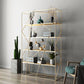 Libreria etagere industriale Metal 4 mensole aperte libreria