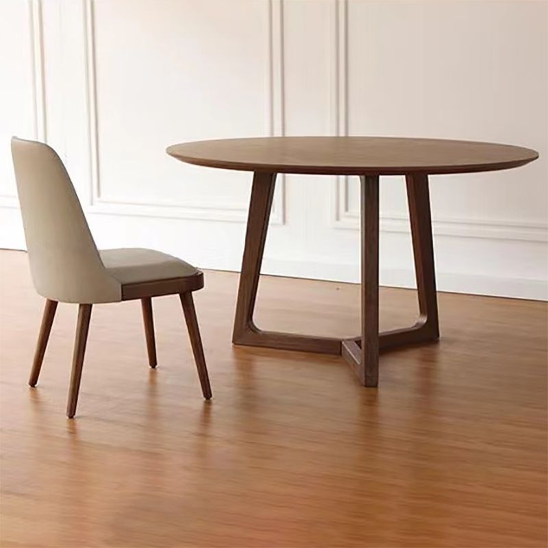 Scandinavian Coffee Cocktail Table Round Wooden Coffee Table Set for Living Room