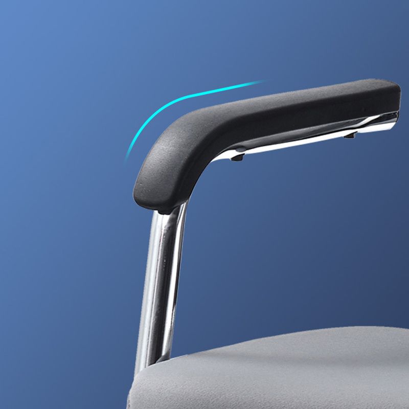 Sedia da ufficio moderna in rete Sedia da scrivania ergonomica con braccioli fissi senza angoscia