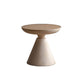Table basse en bois moderne, Table de Cocktail ronde en forme de dessus pour le salon
