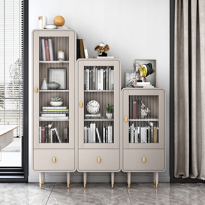 Modern Standard Bookcase Closed Back Bookshelf with Drawer and Door Clearhalo 'Bookcases' 'furn' 'furn_bookcases' 'Furniture' 'furniture_bookcases' 'kitchen' 'kitchen_bookcases' 'Living Room Furniture' 'Office Furniture' 1200x1200_5fc72428-4f0a-4975-a81c-5872ba513a8b