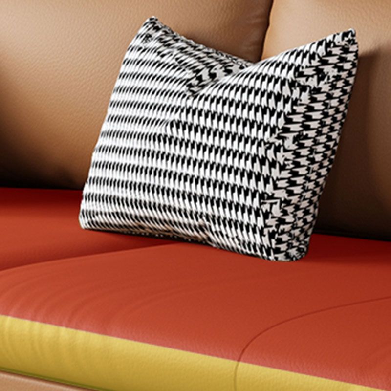 ステイン耐性固定3シータースクエアアーム標準クッションソファ