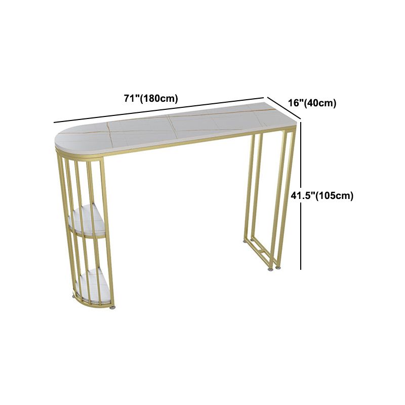 Glam Style 1/2/3 Pieces Sintered Stone Bar Table Set Fixed Table Counter Set for Home Use Clearhalo 'Bar Furniture' 'furn' 'furn_home_bar_bar_sets' 'Furniture' 'Home Bars & Bar Sets' 'home_bar_bar_sets' 'Kitchen & Dining Furniture' 1200x1200_5fd2af88-8836-4ef5-9a77-9ac7245413f6