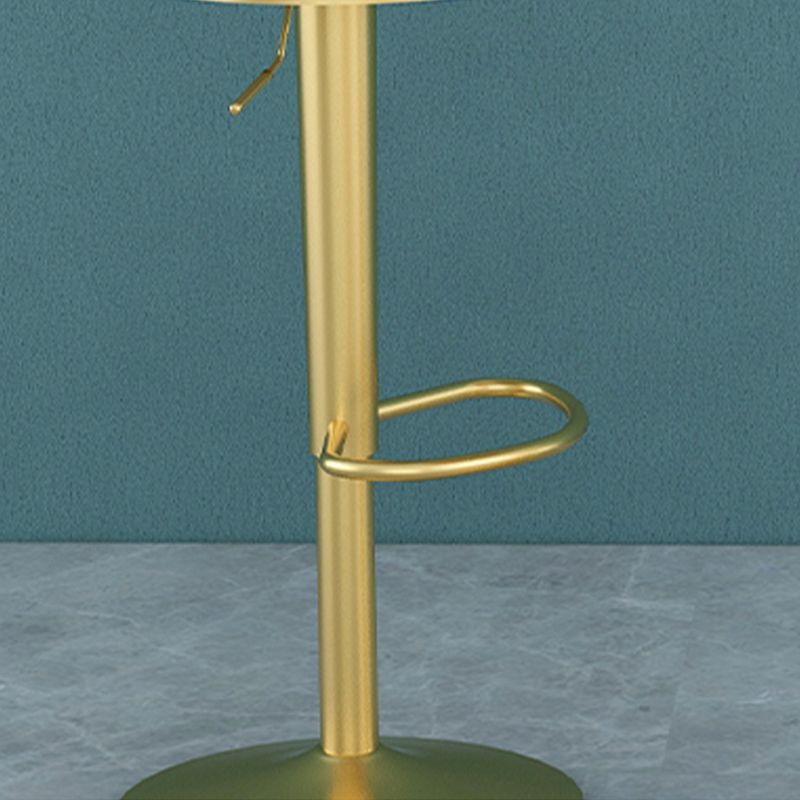 Glam Liftable Backrest Counter Stool Iron Household Bar Stool with Cushion Clearhalo 'Bar Furniture' 'Bar Stools' 'bar_stools' 'furn' 'furn_bar_stools' 'furniture_bar_stools' 'Kitchen & Dining Furniture' 'kitchen&dining_furn' 'kitchen' 'kitchen_furn' Furniture' 1200x1200_5fd7c9e0-8d8f-49a1-a9dc-bcf311402617