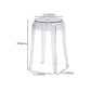 Stackable Clear Plastic Counter Stools Backless Scandinavian Bar Stools (Set of 2) Clearhalo 'Bar Furniture' 'Bar Stools' 'bar_stools' 'furn' 'furn_bar_stools' 'furniture_bar_stools' 'Kitchen & Dining Furniture' 'kitchen&dining_furn' 'kitchen' 'kitchen_furn' Furniture' 1200x1200_5fd7db3f-8a69-4724-9009-20f820c33609