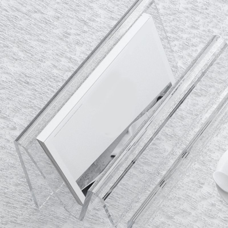 Glam Side Table Acrylic Pedestal Accent Side Table for Bedroom Clearhalo 'Coffee & Accent Tables' 'End & Side Tables' 'end_side_tables' 'furn' 'furn_end_side_tables' 'Furniture' 'Living Room Furniture' 1200x1200_5fd84fb7-d341-40a8-875e-f04f7bcd87f7