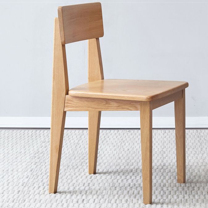 Sillas de comedor sin brazo de madera contemporánea para el comedor para el comedor