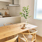 Contemporary Style Pine Dining Table 4 Legs Solid Wood Base Rectangle Table for Home Clearhalo ' dining_table' 'Dining Tables & Seating' 'Dining Tables' 'furn' 'furn_dining_table' 'Furniture' 'furniture_dining_table' 'Kitchen & Dining Furniture' 'kitchen&dining_furn' 'kitchen' 'kitchen_dining_table' 1200x1200_5fda6b6b-a3a5-453c-b217-180a1a986ff6