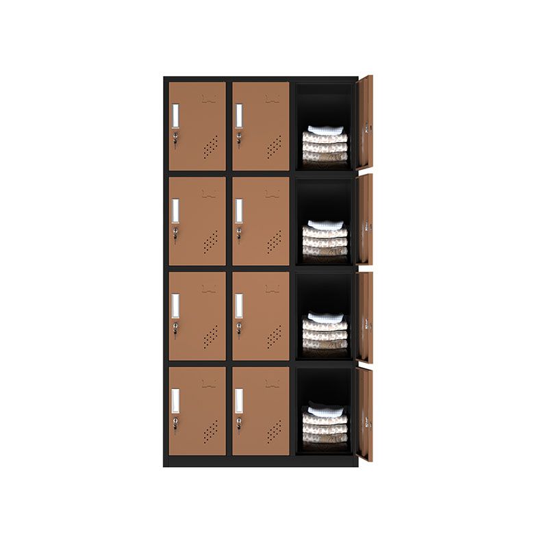 Armario de acero Armario Armario Moderno Gabinete de almacenamiento con puerta con bisagras