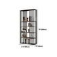 Modern Style 4-Shelf Bookshelf Open Black Shelf Bookcase for Study Room Clearhalo 'Bookcases' 'furn' 'furn_bookcases' 'Furniture' 'furniture_bookcases' 'kitchen' 'kitchen_bookcases' 'Living Room Furniture' 'Office Furniture' 1200x1200_5fdd8fa9-b797-4397-9927-907c5f6e74c7