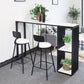 Contemporary Backrest Bar Stools Metal Barstool with Footrest Clearhalo 'Bar Furniture' 'Bar Stools' 'bar_stools' 'furn' 'furn_bar_stools' 'Furniture' 'Kitchen & Dining Furniture' 1200x1200_5fde38df-1b1a-433d-9824-c4d02078f33a