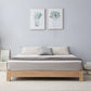 Platform Bed Frame in Solid Wood with 4 Legs Platform Bed for Bedroom