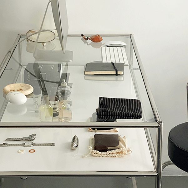 MODERNA DESCA OFFICIO TOPO DI GLOGO 31,5 "scrivania rettangolare alta